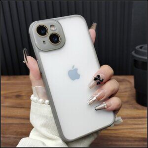 Light Gray Frosted Clear Case